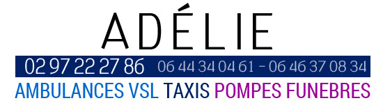 Société Adélie à Josselin : Ambulances VSL Taxis Pompes Funèbres